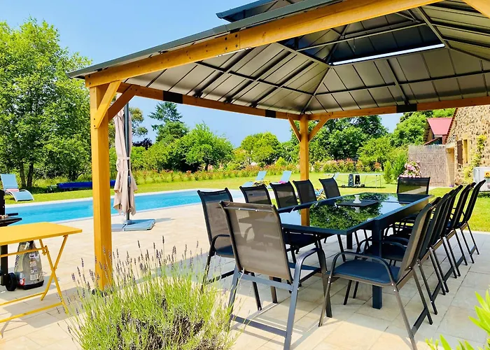 Semesterbostad 4-star Tourism Rated With Air Con & Private Heated Pool - 40 Mins From Bergerac